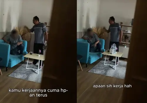 Viral!!! Bapak Satu Ini Pukul Menantu Gegara Main Hp Terus, Begini Komen Netizen